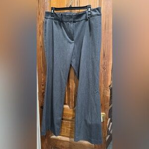 LOFT Gray Dress Pants Classic Straight-Leg